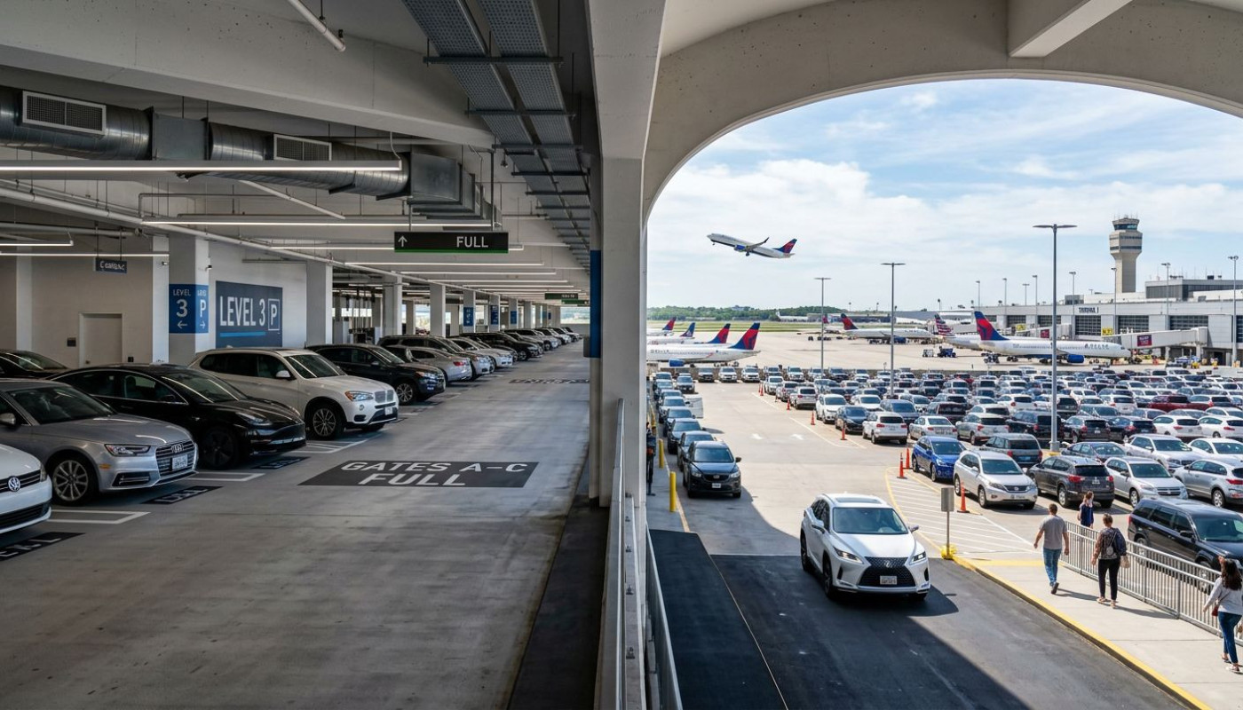 Comment choisir entre un stationnement intérieur et extérieur à l'aéroport ?